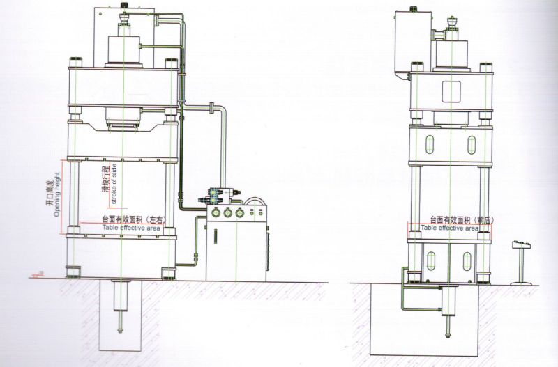 Hydraulic Press for Steel Safe Box (Y32-630)
