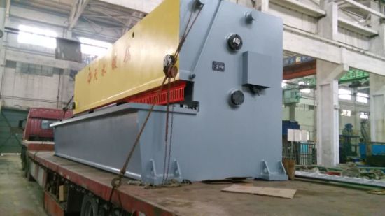 Guillotine Shear Machine with Adjustable Cutting Angle (QC11Y-10X6000)