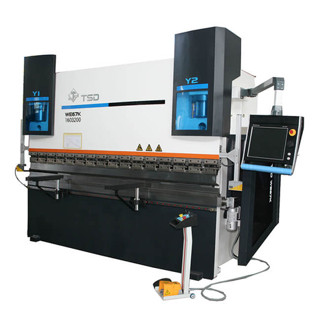 Small Hydraulic CNC Sheet Metal Press Brake (WE67K-160/3200)