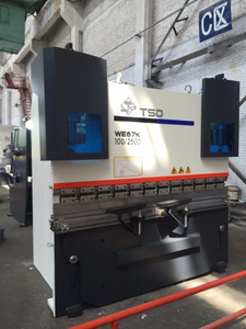 Small CNC Hydraulic Press Brake with Delem (WE67K-100/2500)