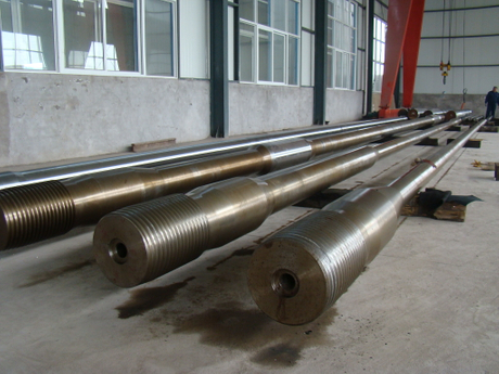 Horn And Draw Bar Assembly for Full Length Pipe Expander